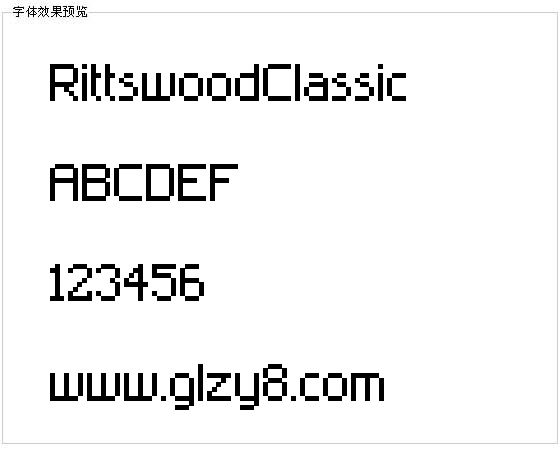 RittswoodClassic字体