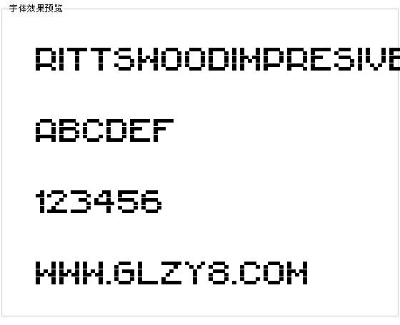 Rittswoodimpresive字体