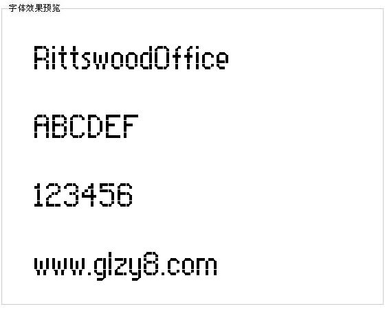 RittswoodOffice字体