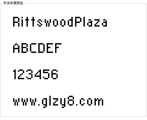 RittswoodPlaza字体