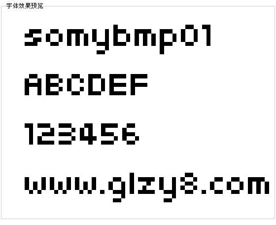 somybmp01字体