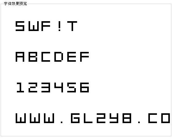 SWF!T字体