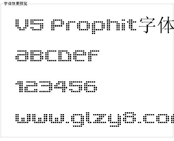 V5 Prophit字体