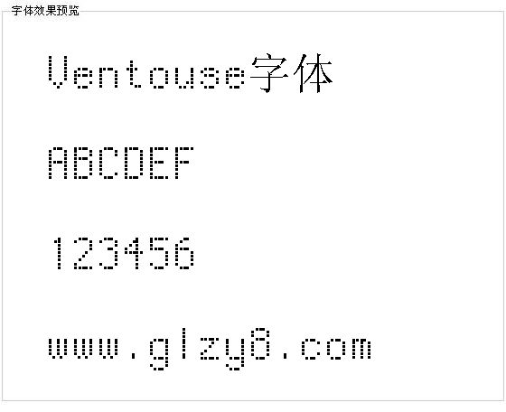 Ventouse字体