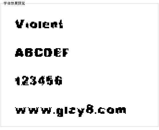 Violent字体