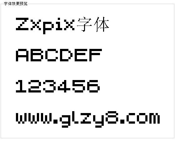 Zxpix字体