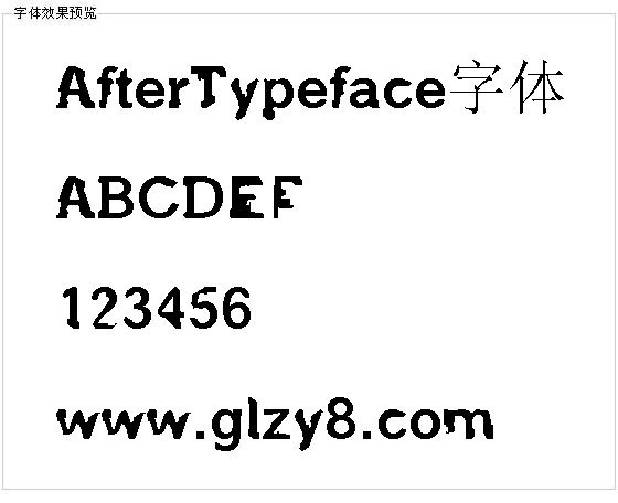 AfterTypeface字体