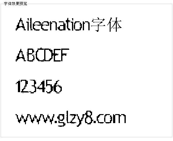 Aileenation字体