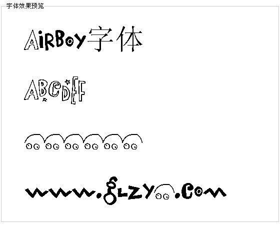 Airboy字体