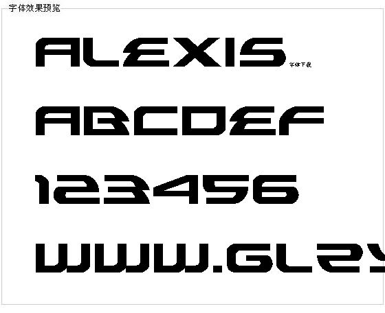 Alexis字体下载