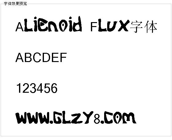 Alienoid Flux字体