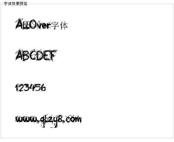 AllOver字体