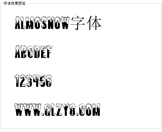 Almosnow字体