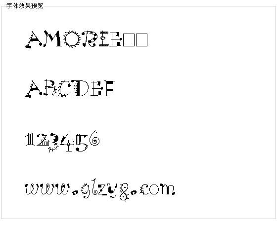 AMORIE字体