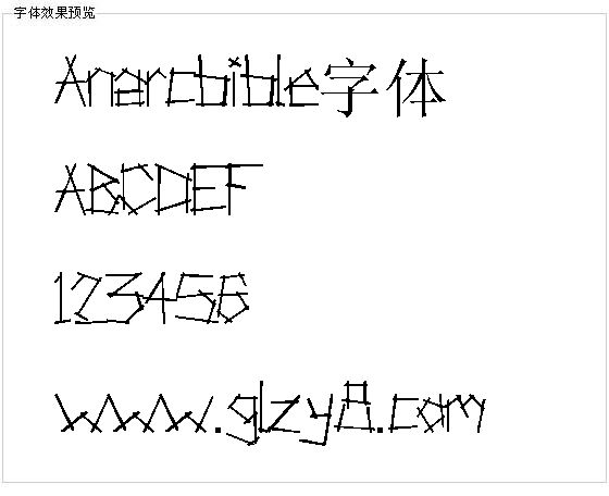 Anarcbible字体