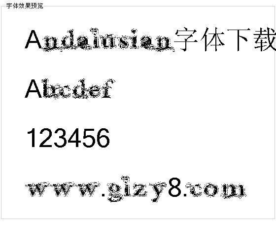 Andalusian字体下载