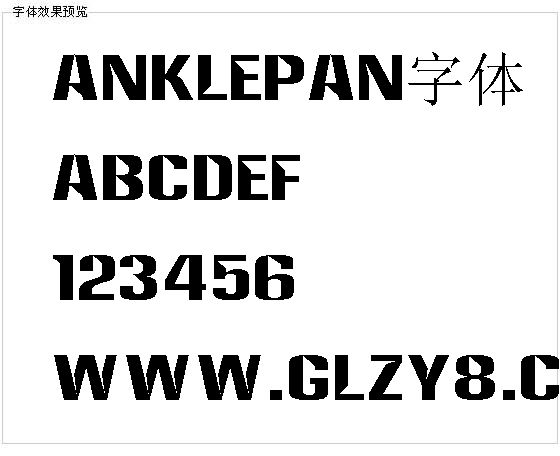 Anklepan字体