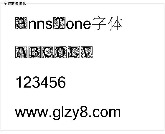 Annstone字体