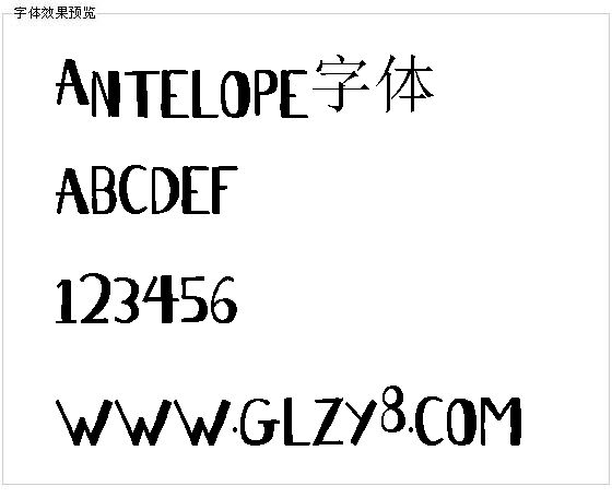 Antelope字体