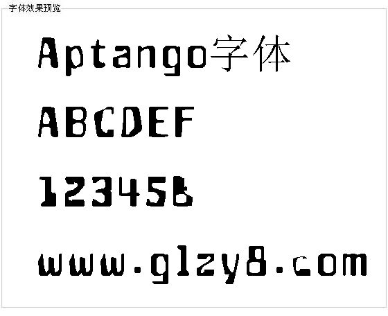 Aptango字体