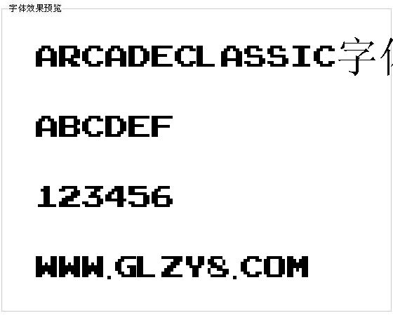 ArcadeClassic字体