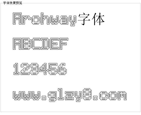 Archway字体