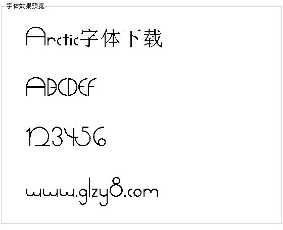 Arctic字体下载