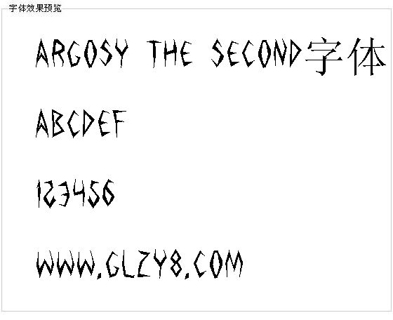 Argosy the Second字体