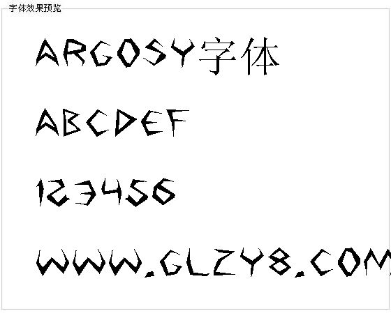 Argosy字体