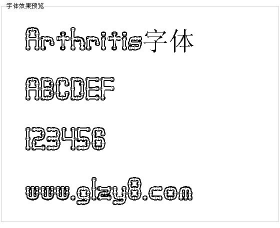 Arthritis字体