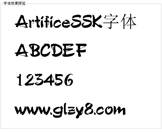 ArtificeSSK字体