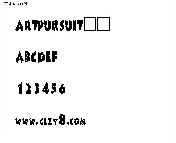 ARTPURSUIT字体