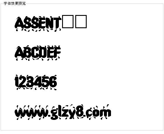 ASSENT字体
