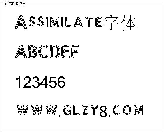 Assimilate字体