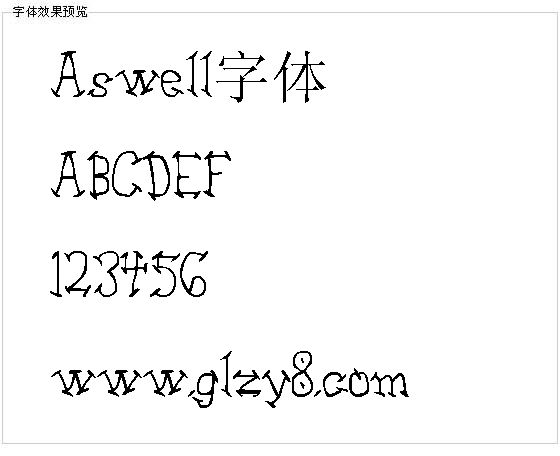 Aswell字体