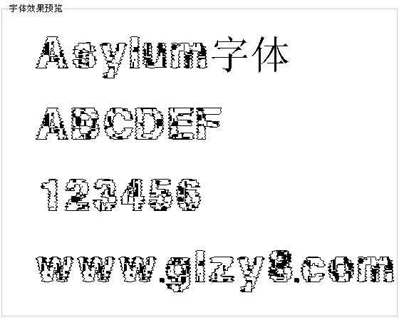 Asylum字体