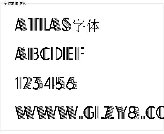 Atlas字体