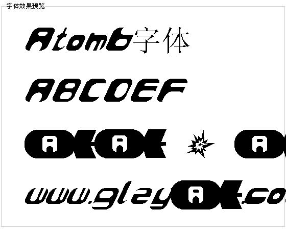 Atomb字体