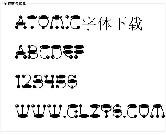 atomic字体下载