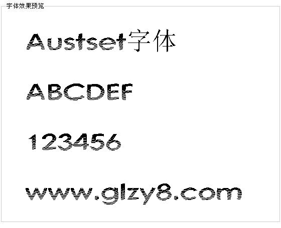 Austset字体