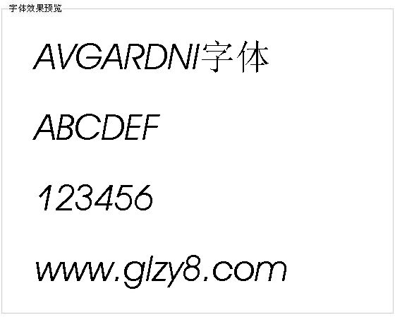 AVGARDNI字体