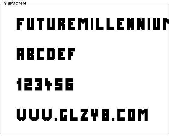 FutureMillennium字体