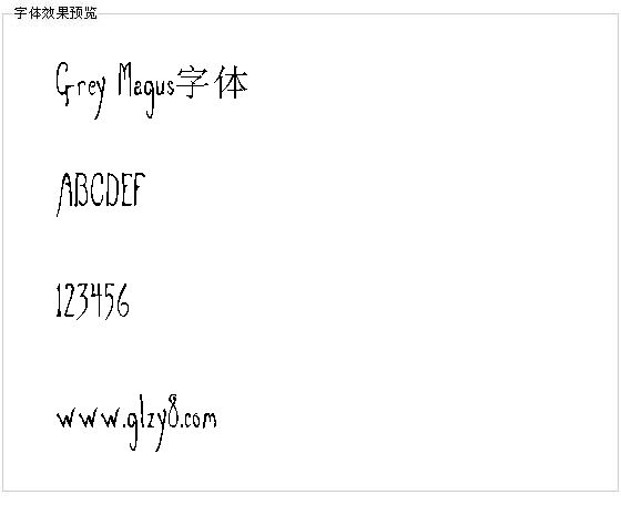 Grey Magus字体