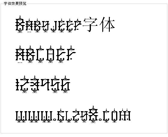 Babyjeep字体