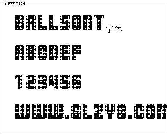 Ballsont字体