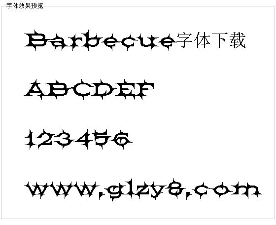 Barbecue字体下载