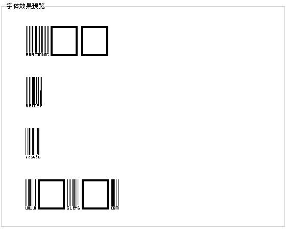 Barcoding字体