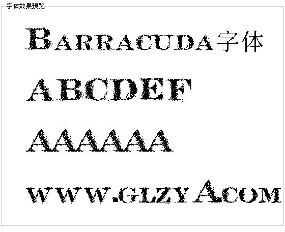 Barracuda字体