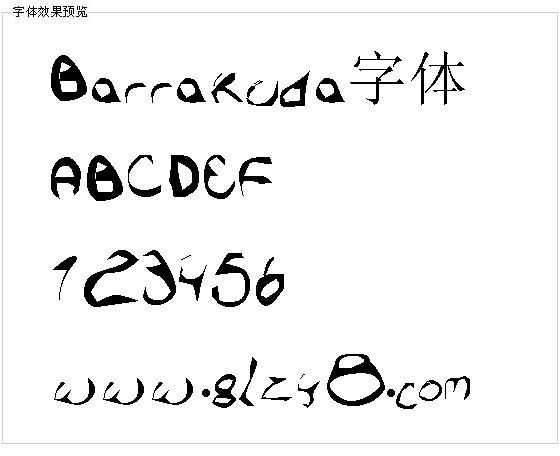 Barrakuda字体