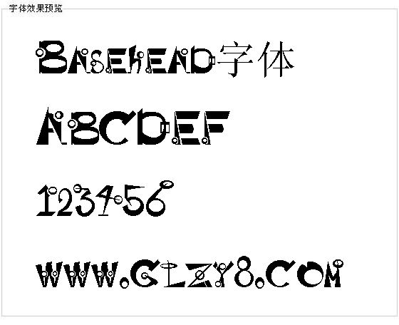 Basehead字体